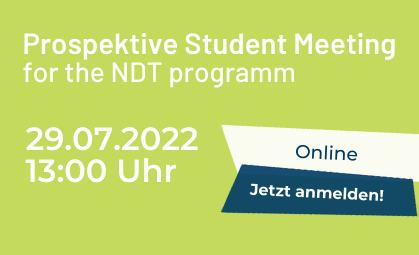 student meeting NDT
